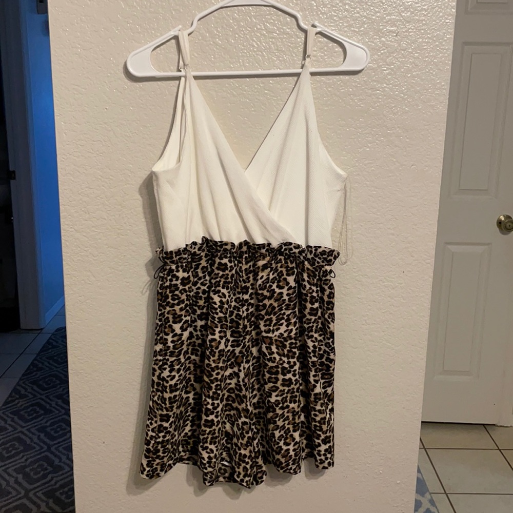 Cheetah romper